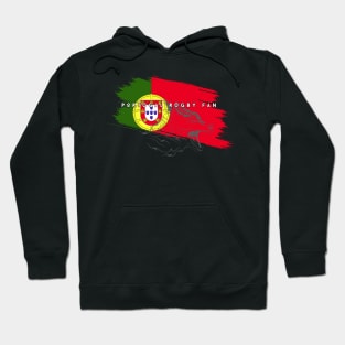 Minimalist Rugby Part 3 #016 - Portugal Rugby Fan Hoodie